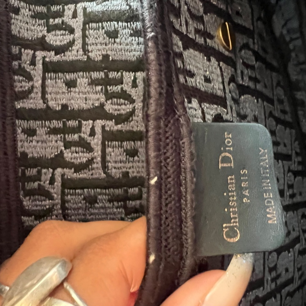 Christian Dior Embroidered Saddle Bag - Picture 3 of 6